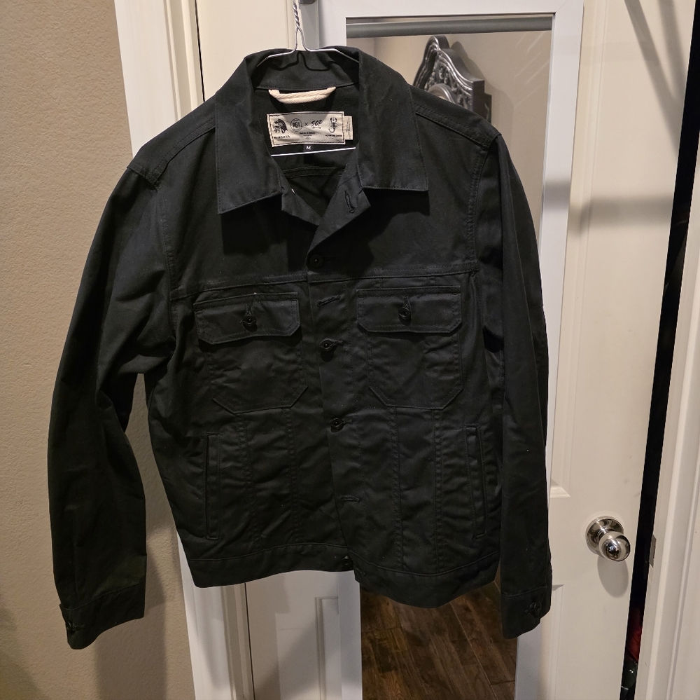 Brand New Rogue Territory X Snakeoil Provisions Waxed Cruiser Jacket